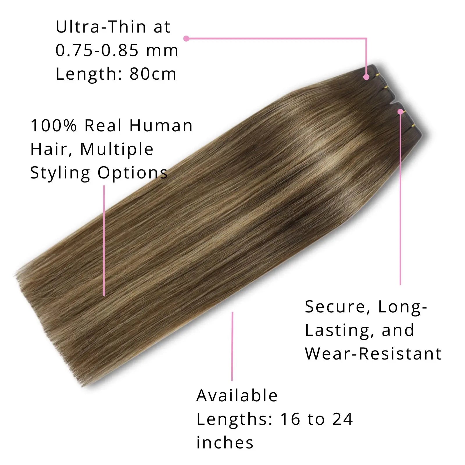 100% real human hair bundles