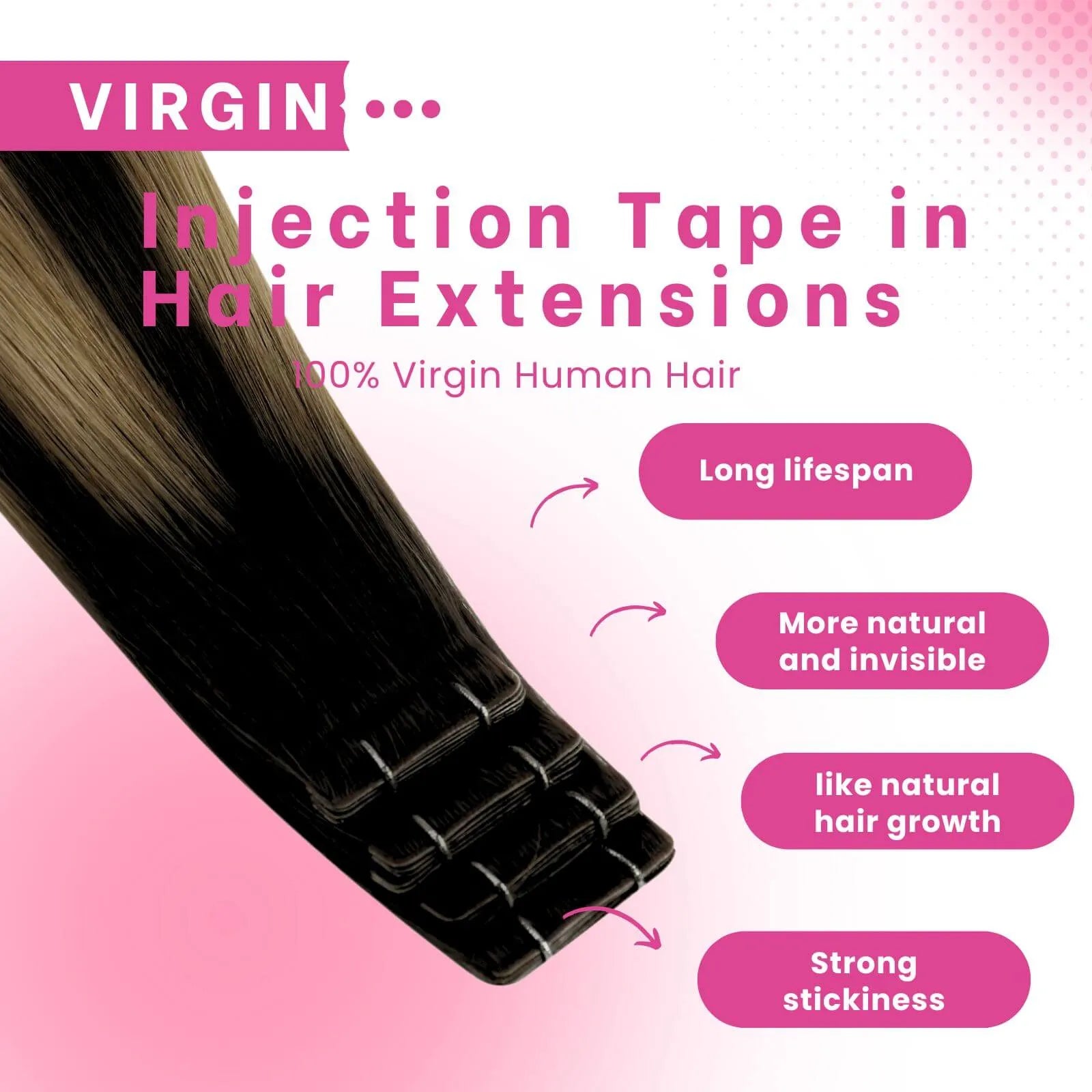 best invisible tape in hair extensions long lifespan