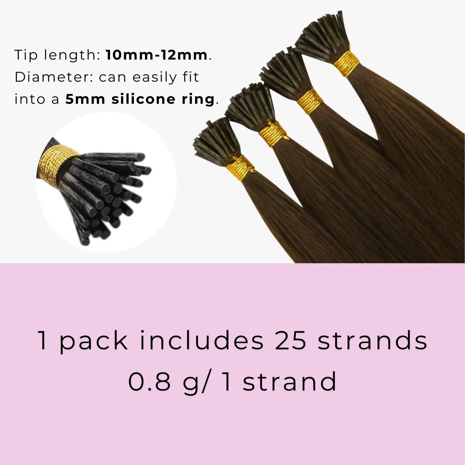 itip hiar extensions light brown