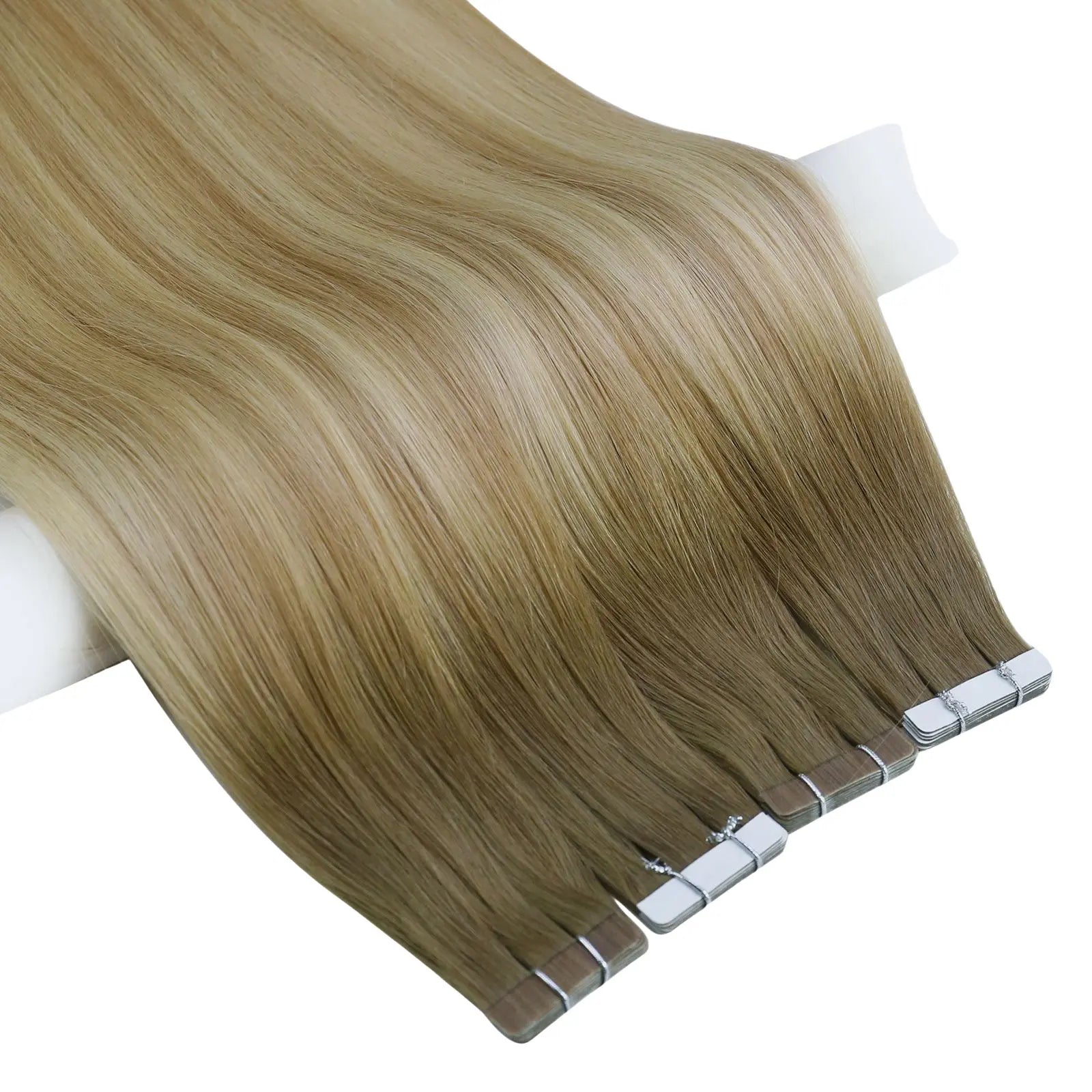 100% virgin human hair tape in hair extensions