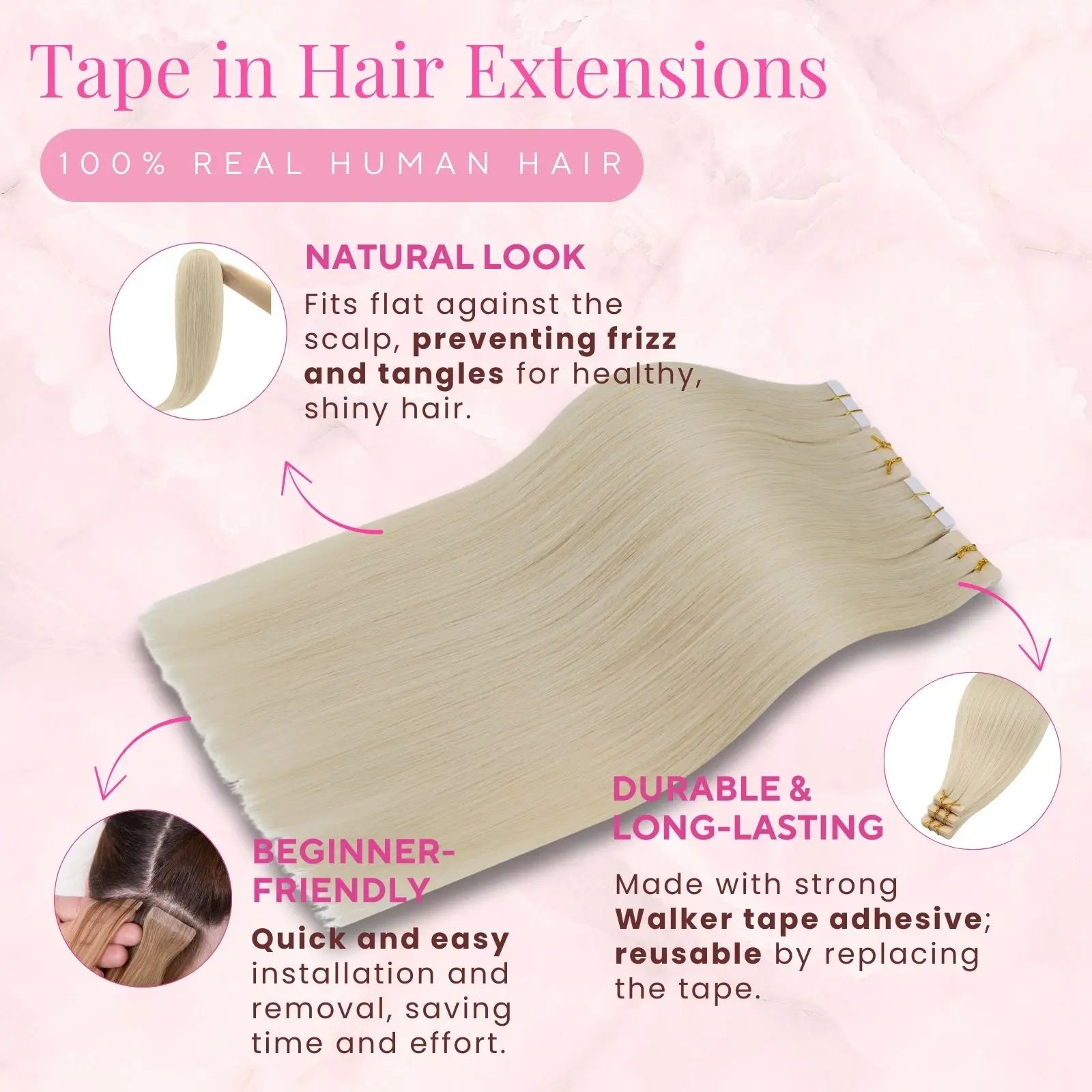 classical tape hair extensions
