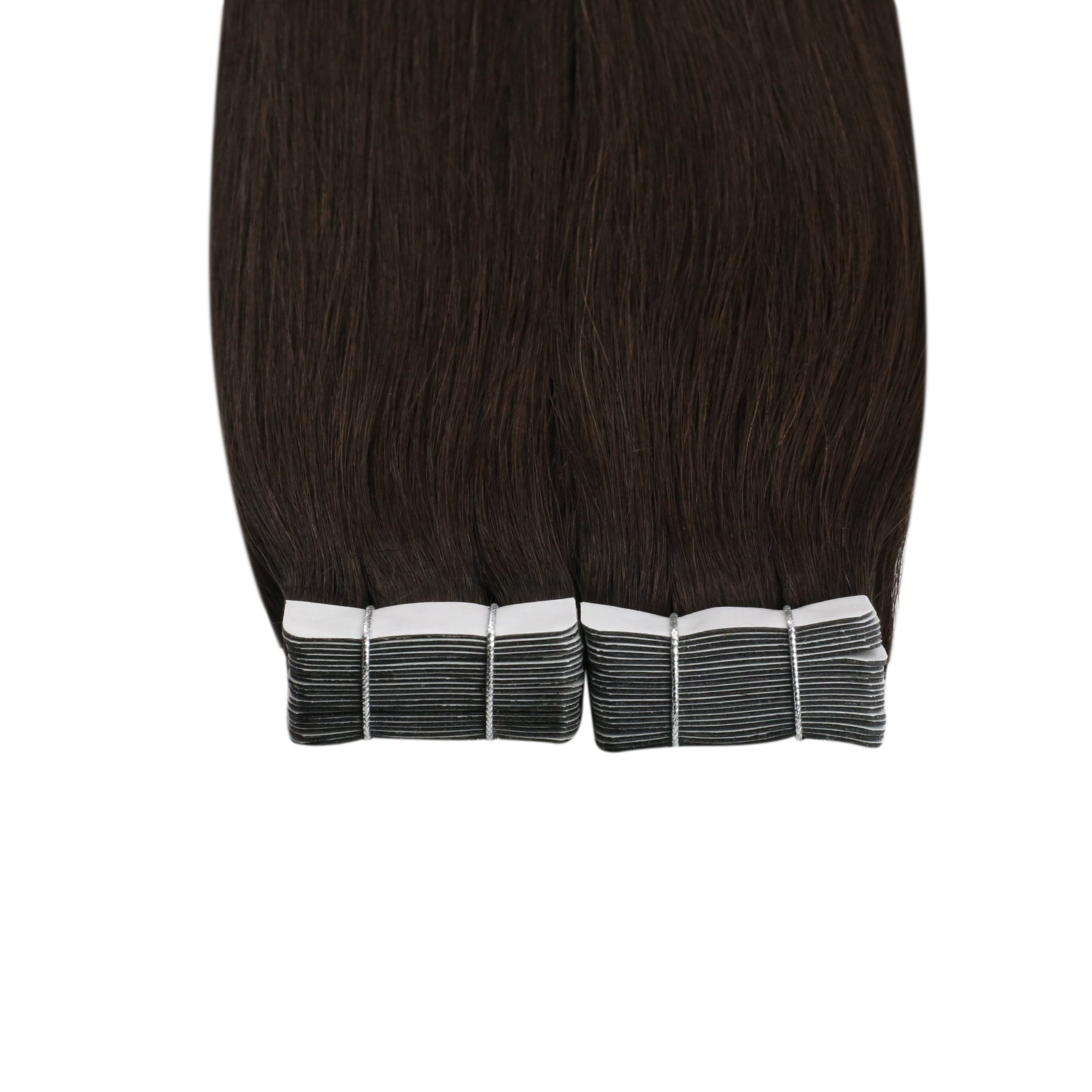 remy human hair extensions brown tape ins