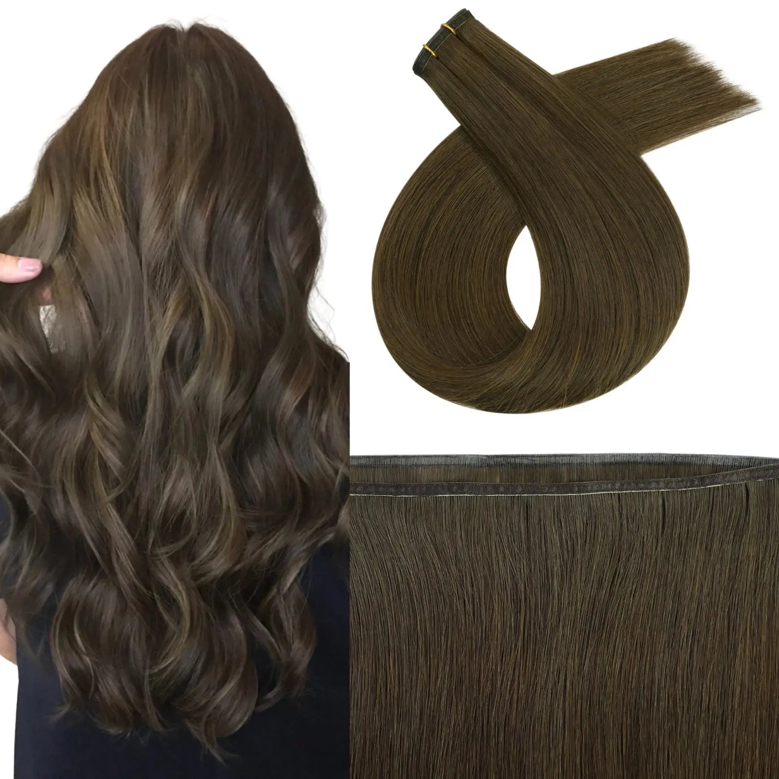 seamless human hair bundles for women