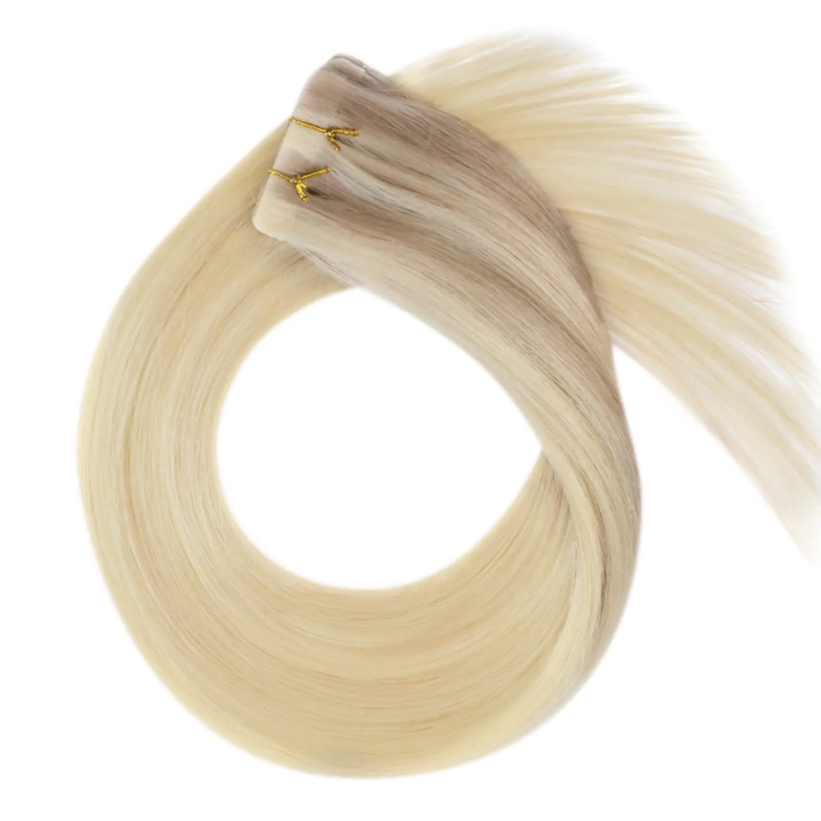 Top Seamless Injection Tape in Hair Extensions Virgin Human Hair Dirty Blonde #Nordic