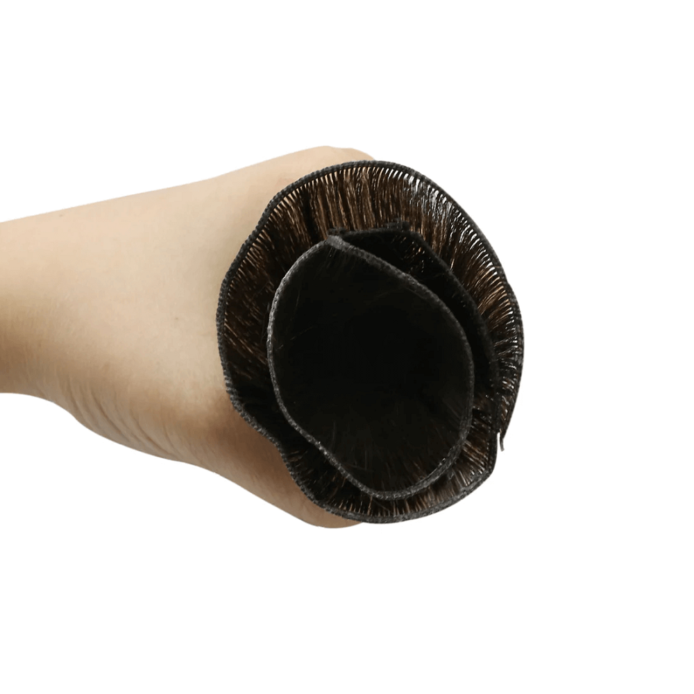 virgin human hair bundles dark brown genius weft hair extensions