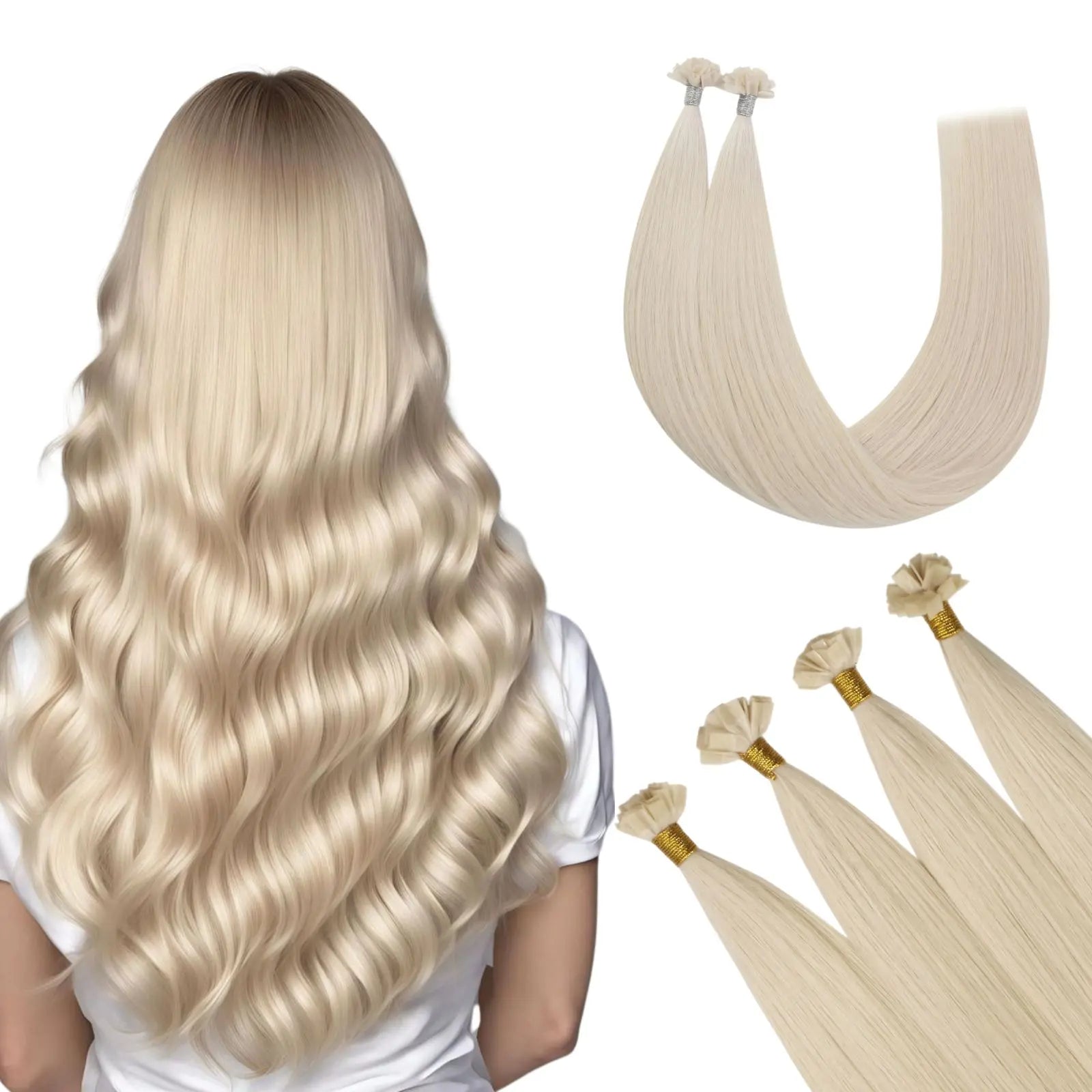 virgin utip hair upgrade ktip hair extensions blonde hair