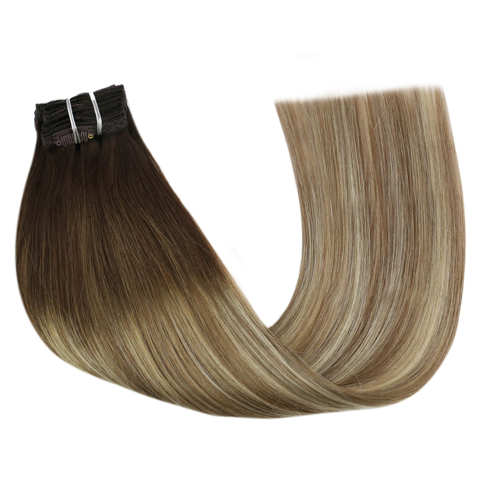 brown human hair extensions