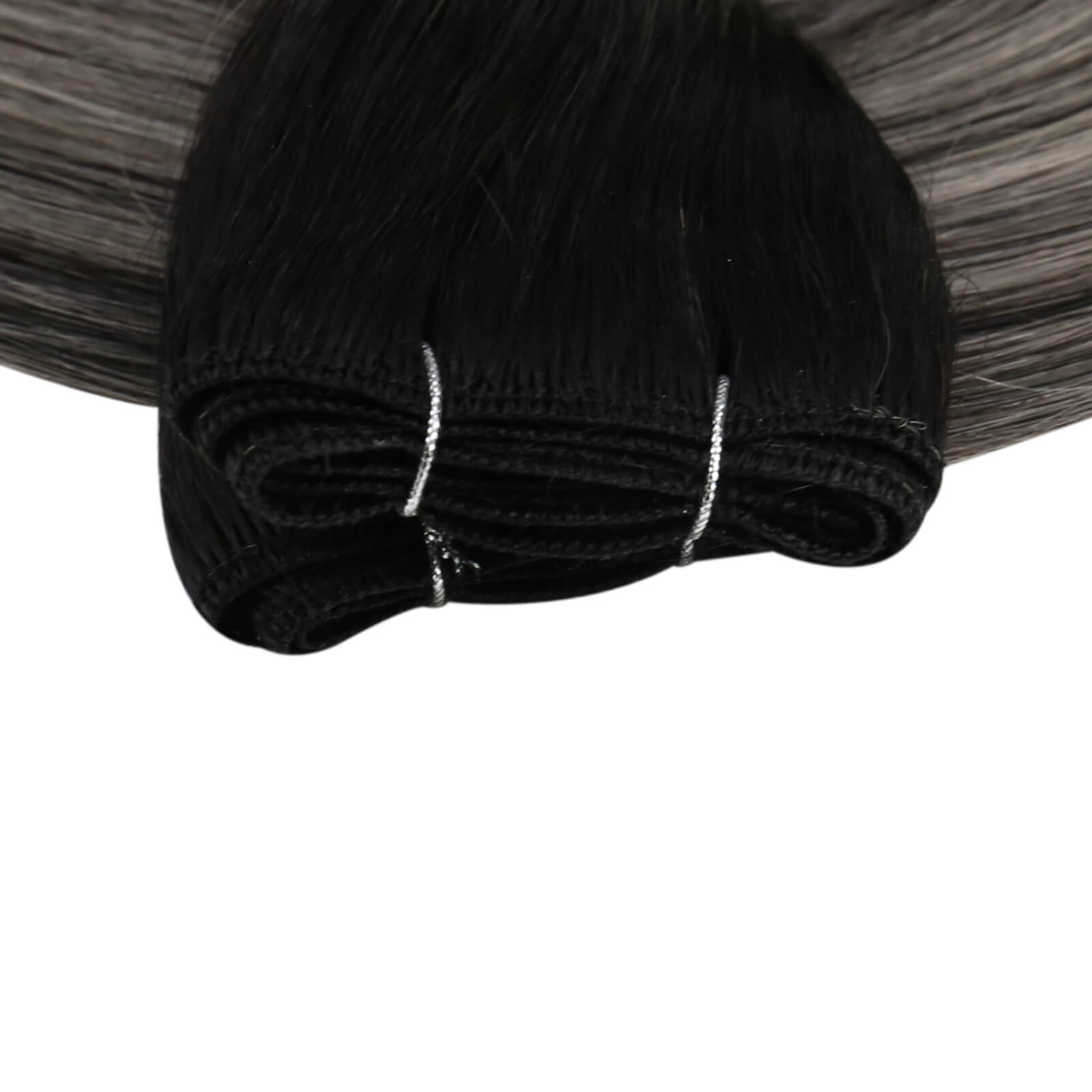 machine weft human hair