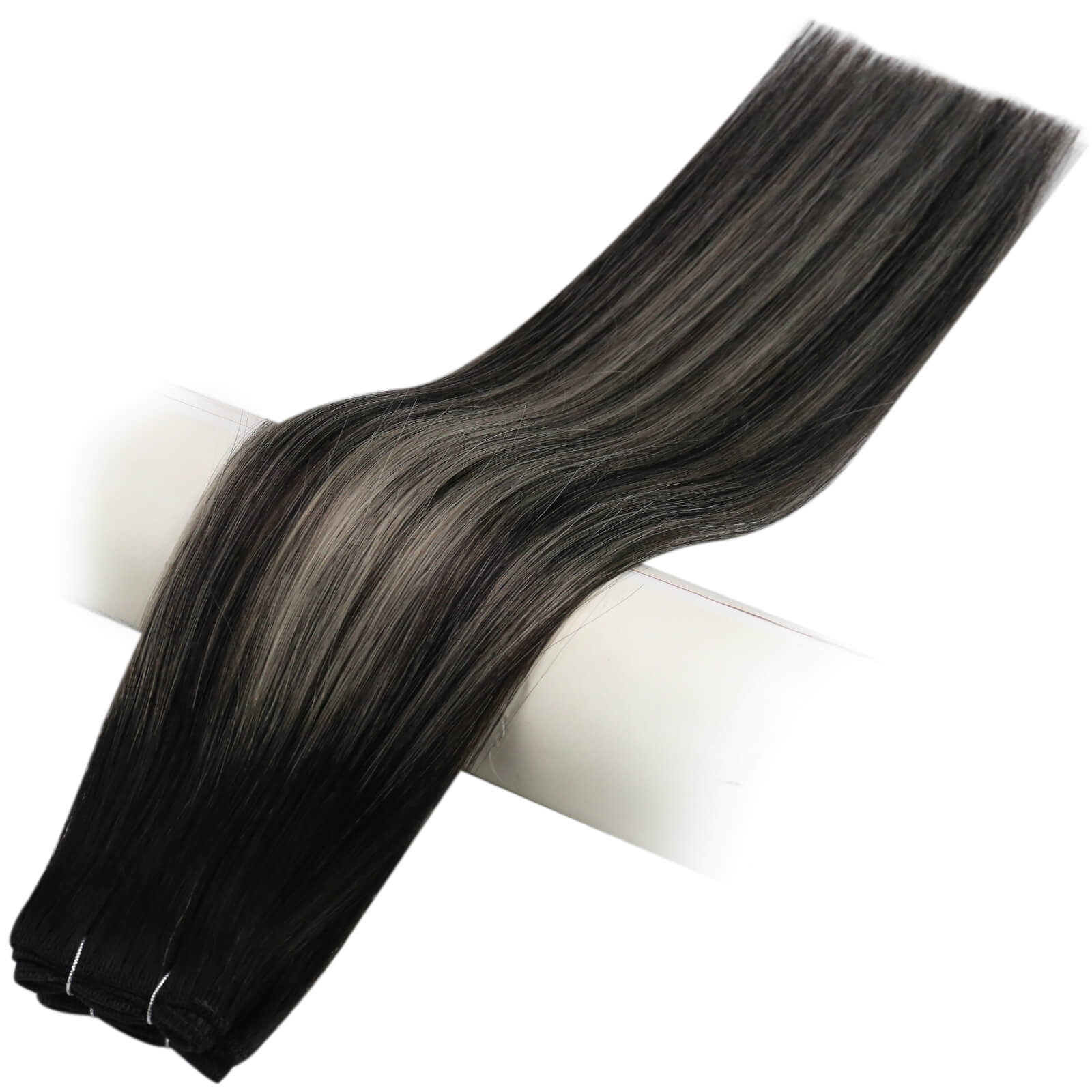 virgin hair bundles balayage black silver