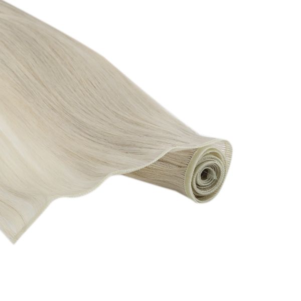 virgin hair whitest blonde