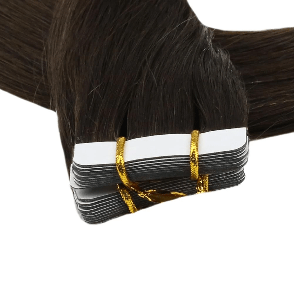 tape in skin weft human hair extensions