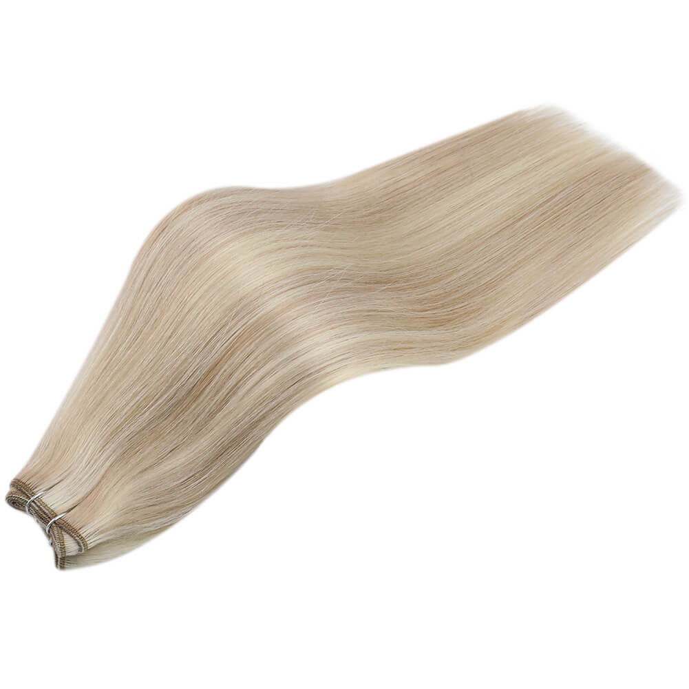virgin human hair weft