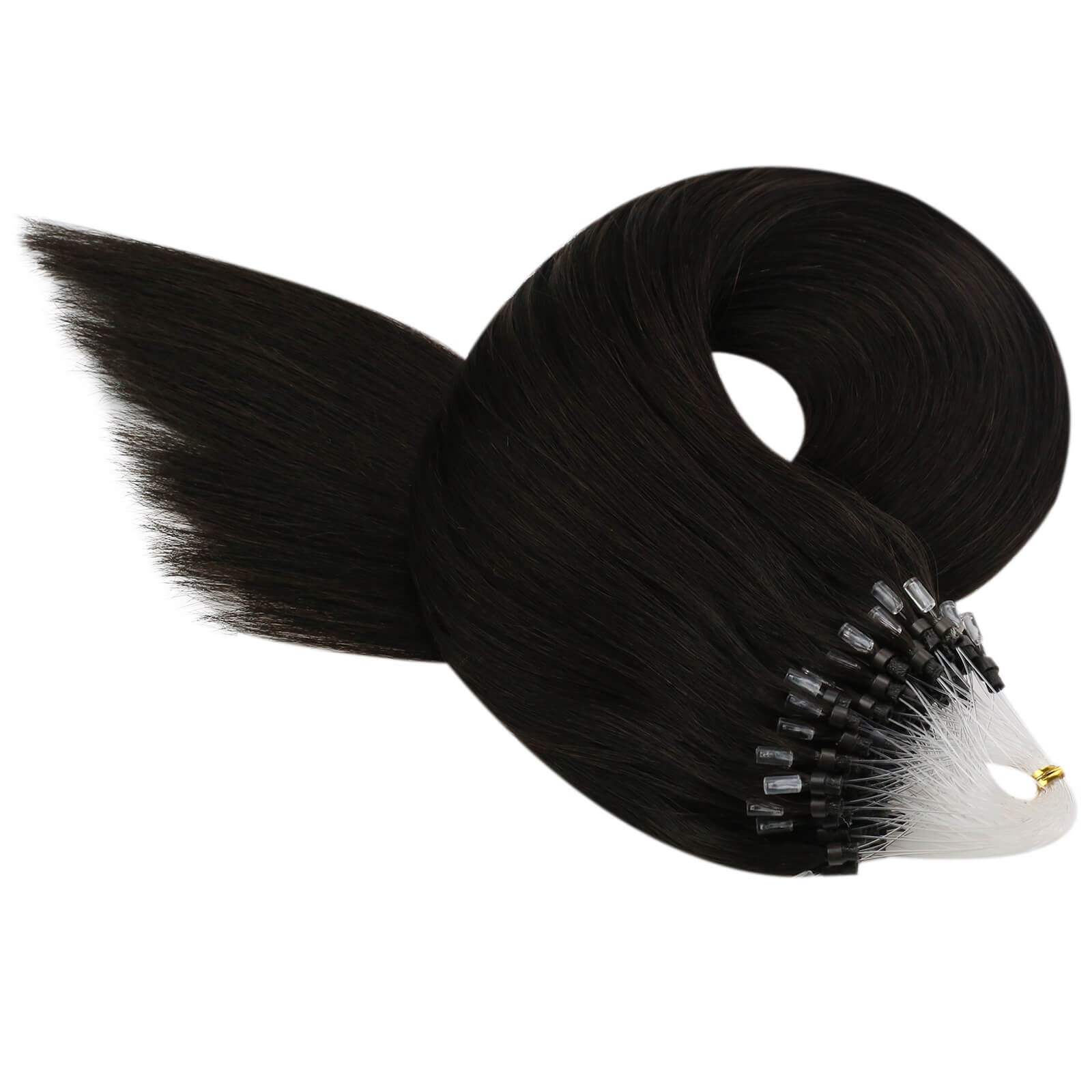 Darkest Brown remy hair