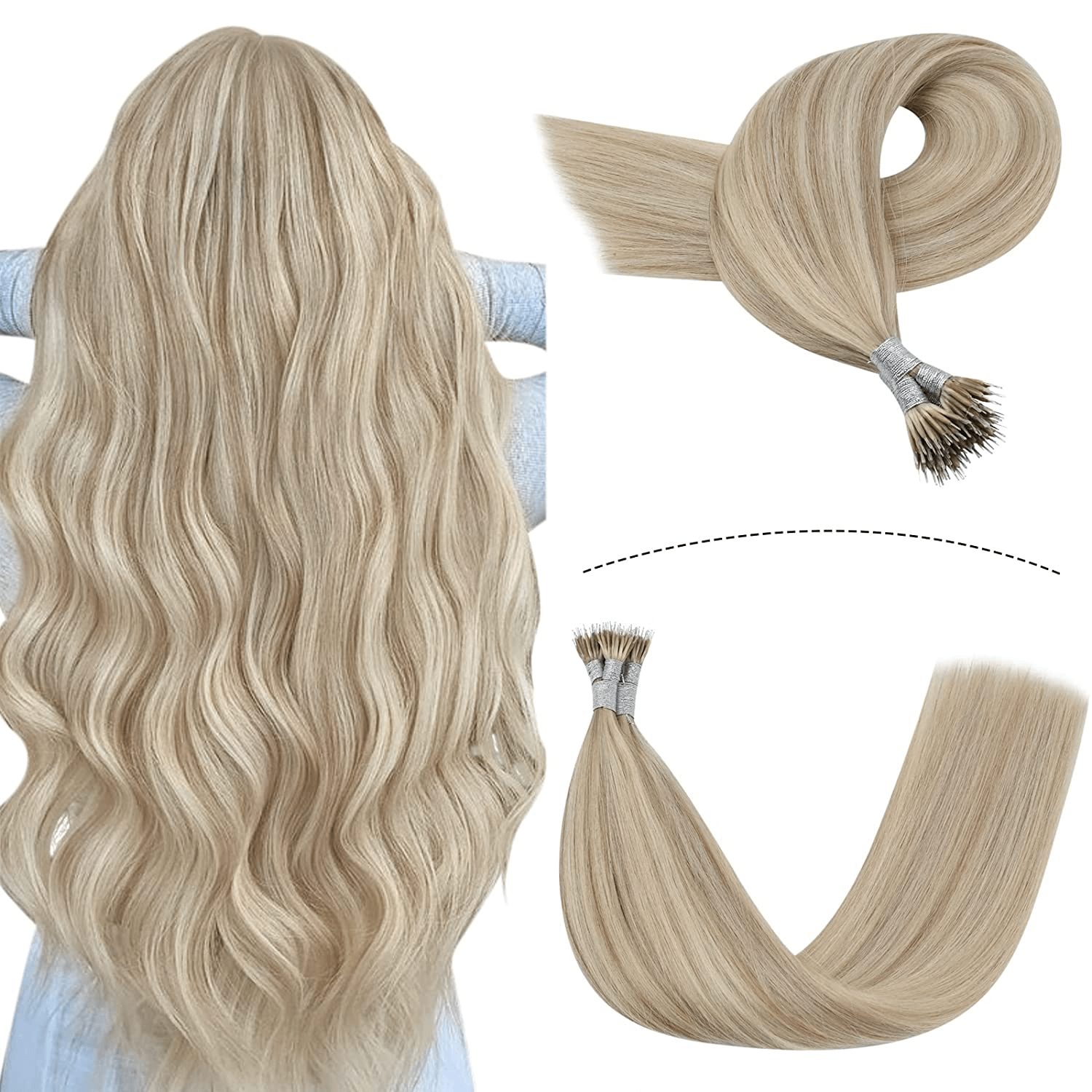 nano ring hair extensions remy human hair