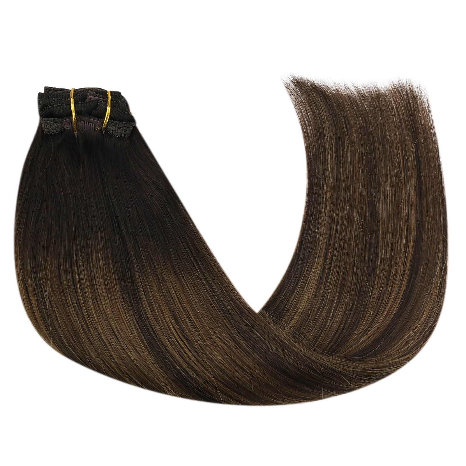 double weft human hair extensions