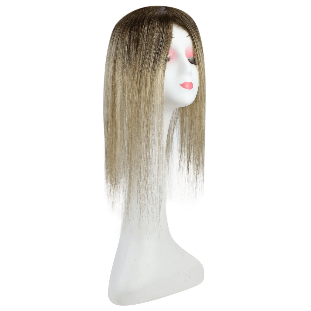 invisible human hair topper,human hair topper,hair topper for women,hair topper for thinng crown,real human hair topper