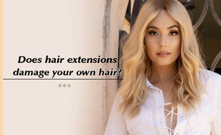 Does hair extensions damage your own hair?