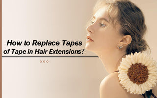 How to Replace Film of Tape in Hair Extensions?