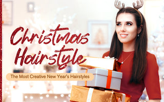 Christmas Hairstyle-The Most Creative New Year's Hairstyles.