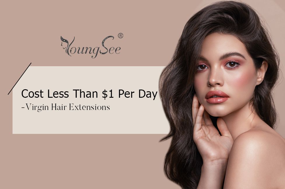 Cost Less Than $1 Per Day-Virgin Hair Extensions