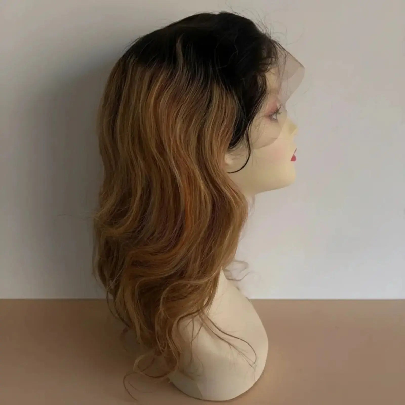 [Clearance] 100% Remy Human Hair Wigs Balayage Natural Wave #T1B/27/30