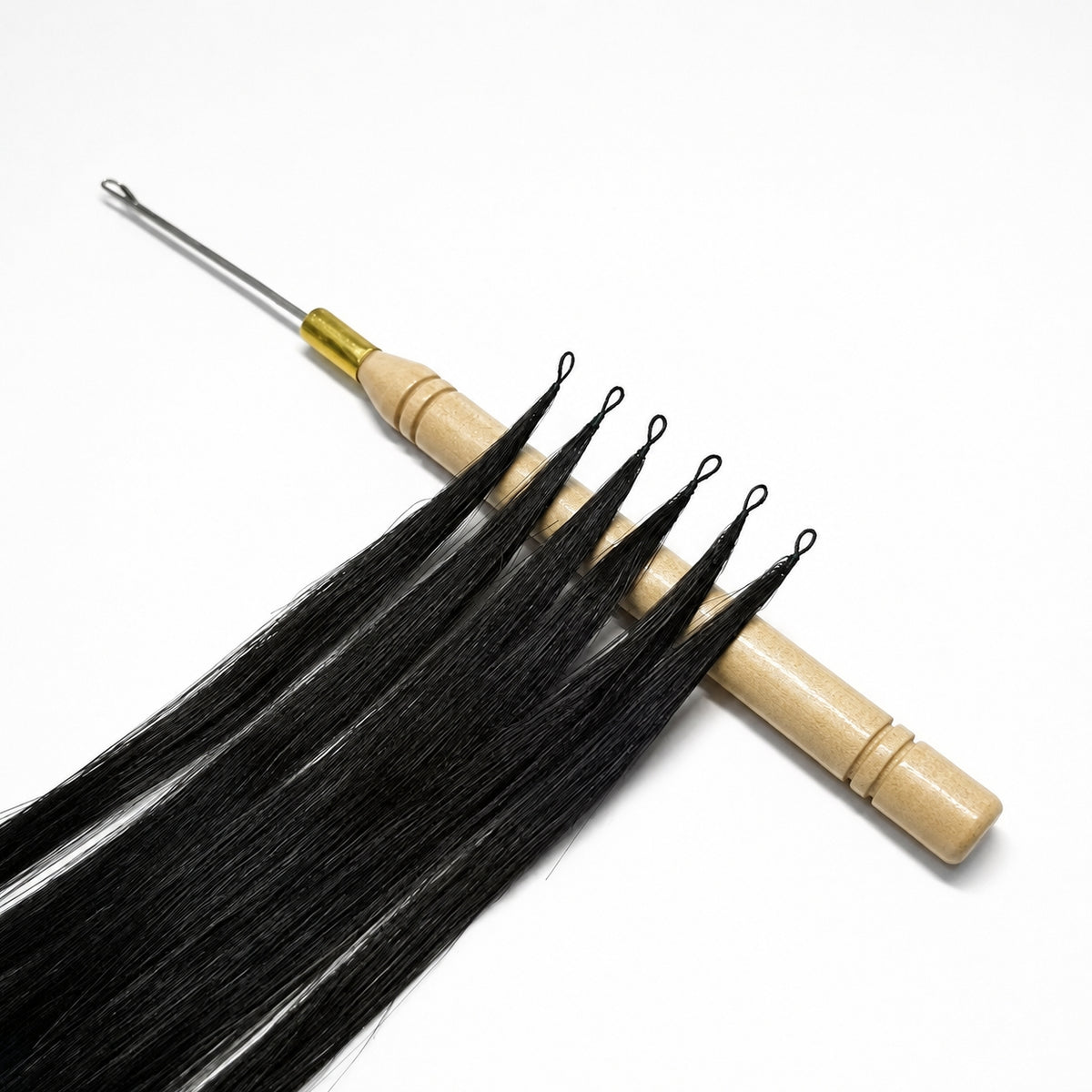 [Pre Sale] Virgin Hair  Feather Hair Extensions | Invisible & Glue-Free Dark Brown #2