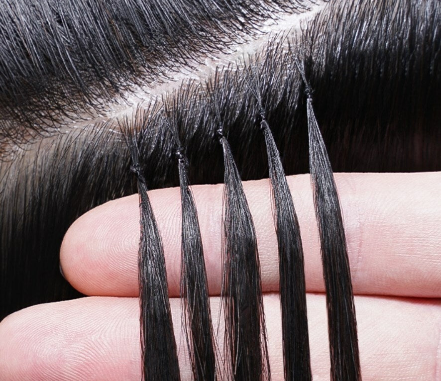 [Pre Sale] Virgin Hair  Feather Hair Extensions | Invisible & Glue-Free Dark Brown #2