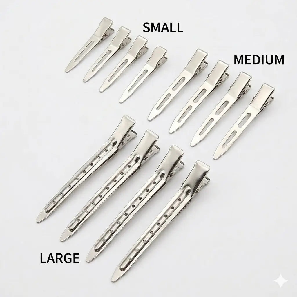 Hair Sectioning Clips – Root Lifting & Styling Clips, No-Marks Duckbill Clips for Bangs & Makeup