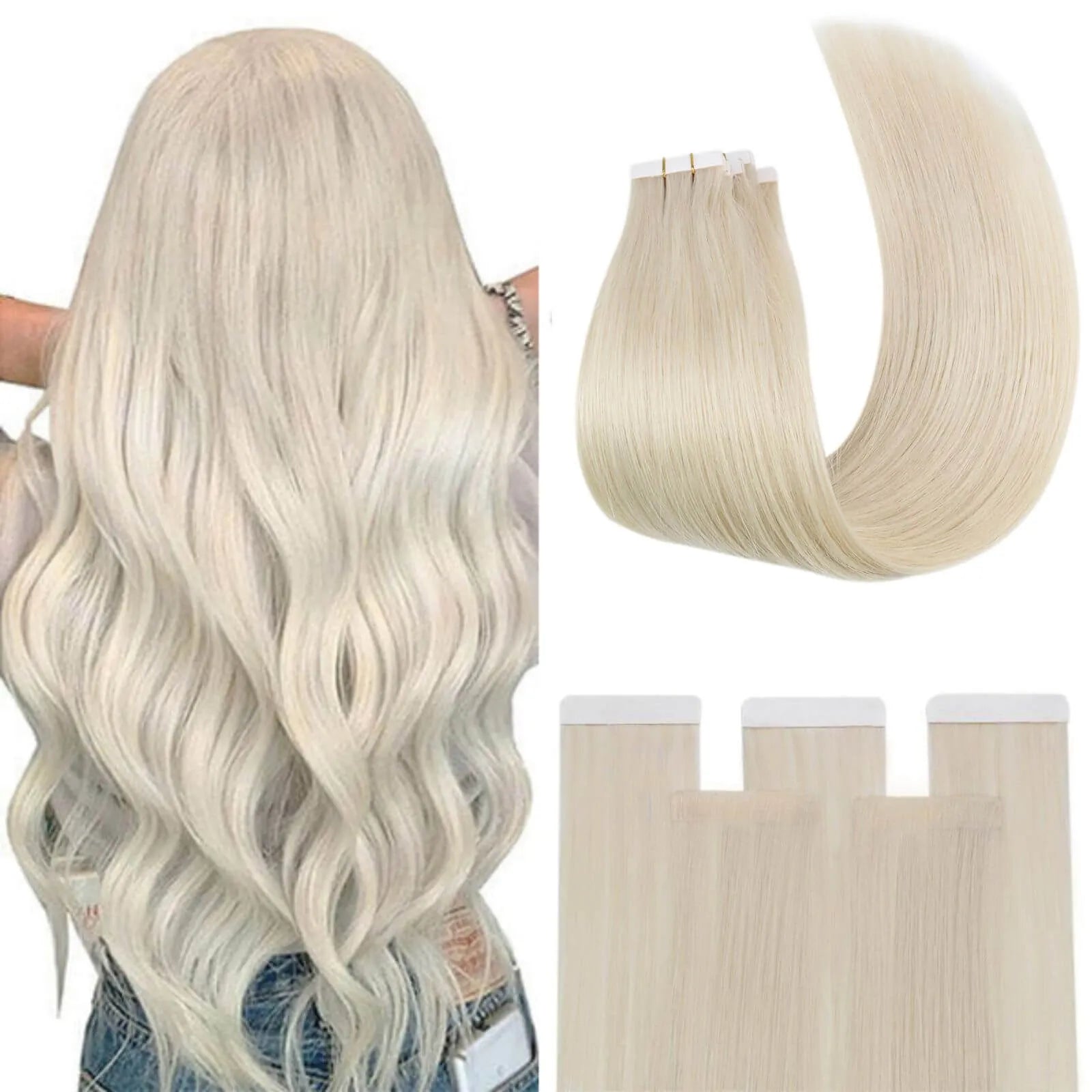 InjectionTapeinHumanHairExtensions