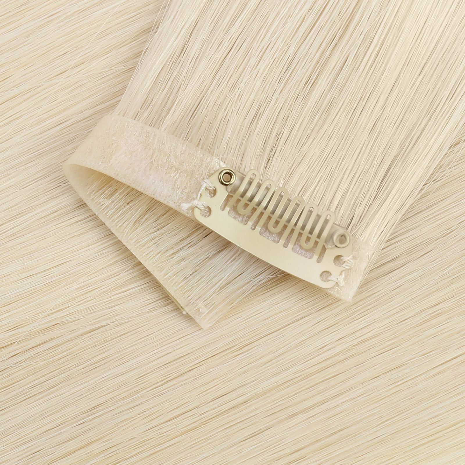 [Pre-Sale]Seamless Injection PU Clip-In Extensions Human Hair Off Black #1B (135-150g)