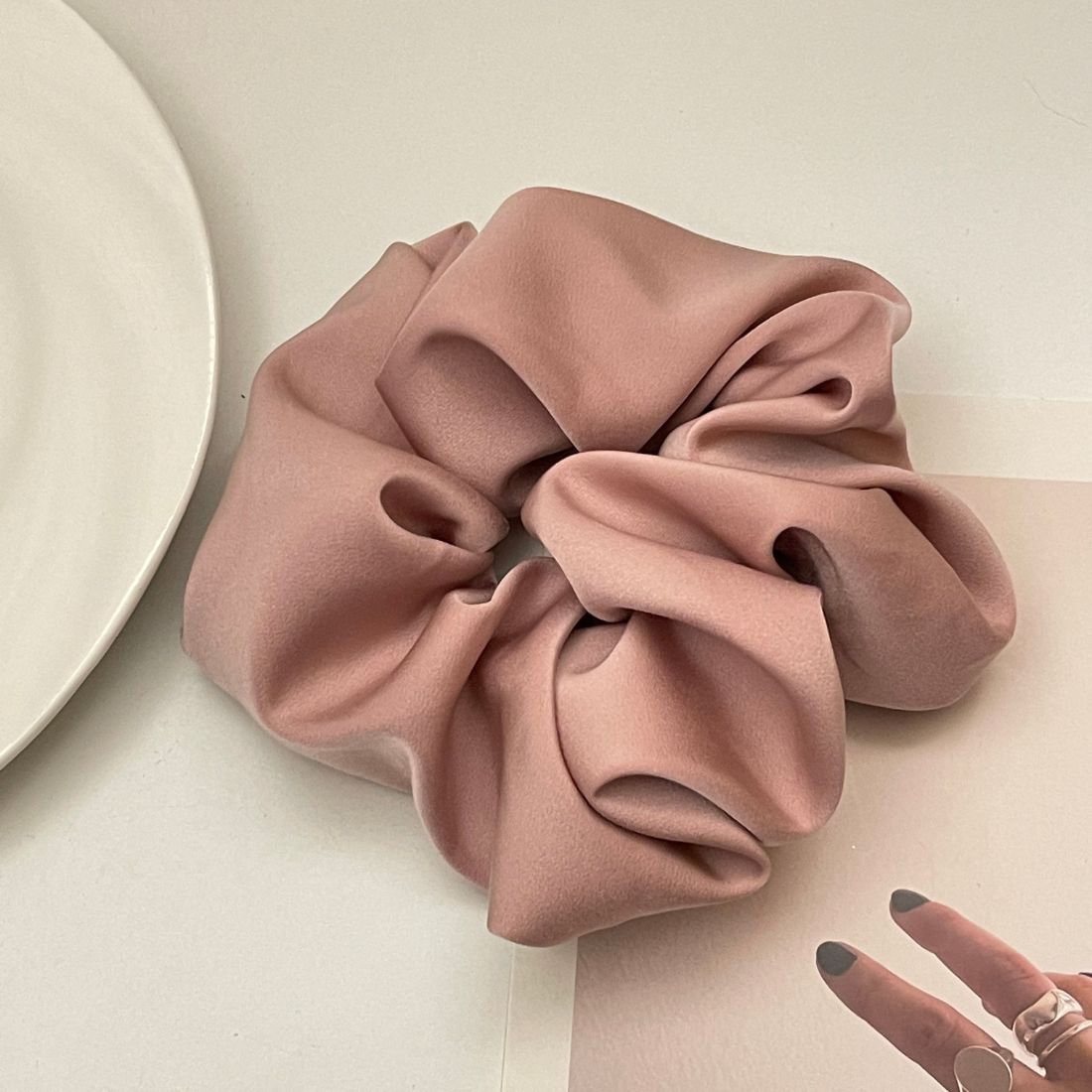 Pink Silky Satin Accessories