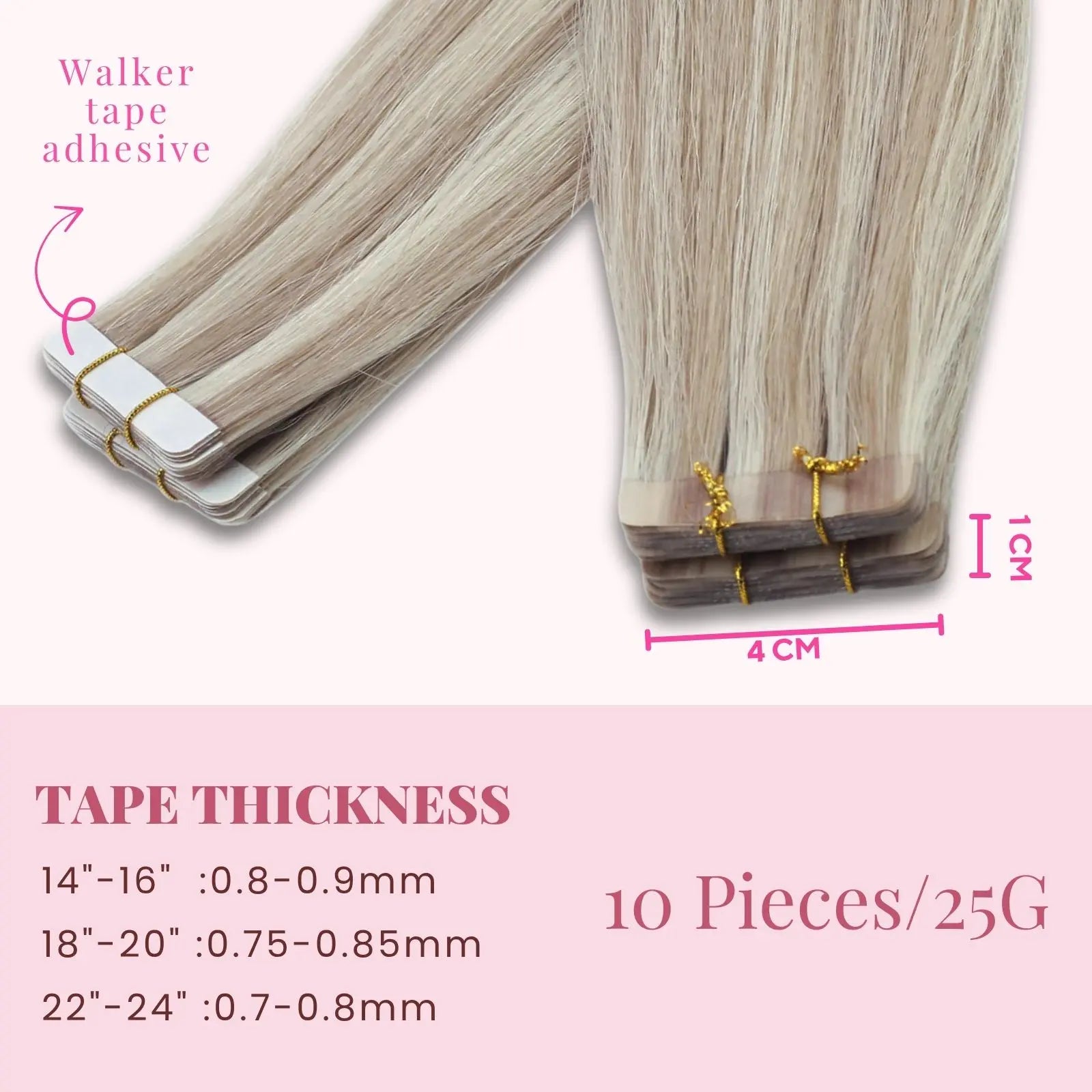  Balayage Dirty Blonde tape ins