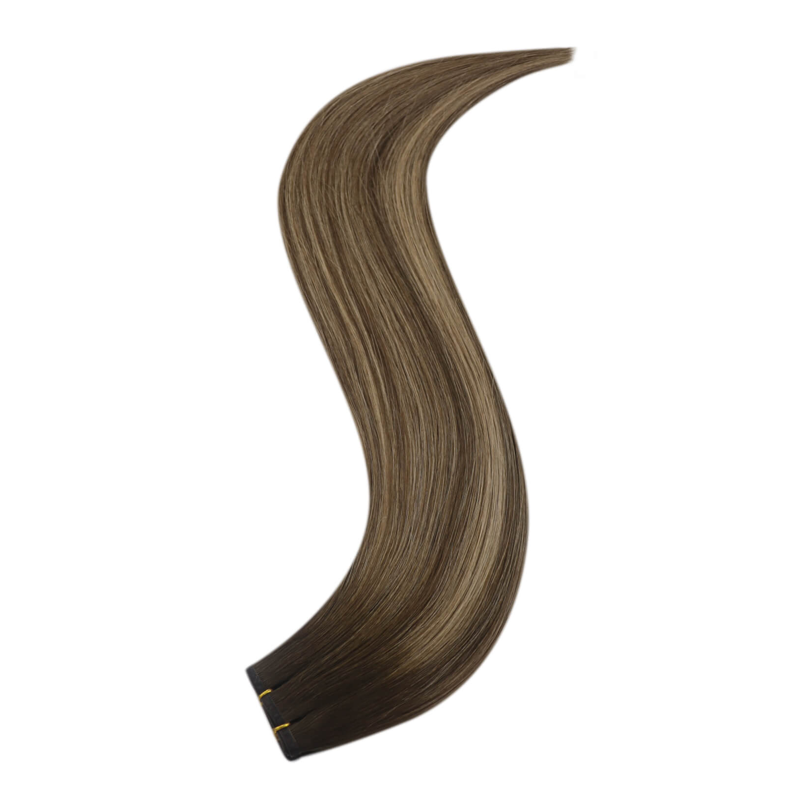 Youngsee virgin weft extensions flat silk weft
