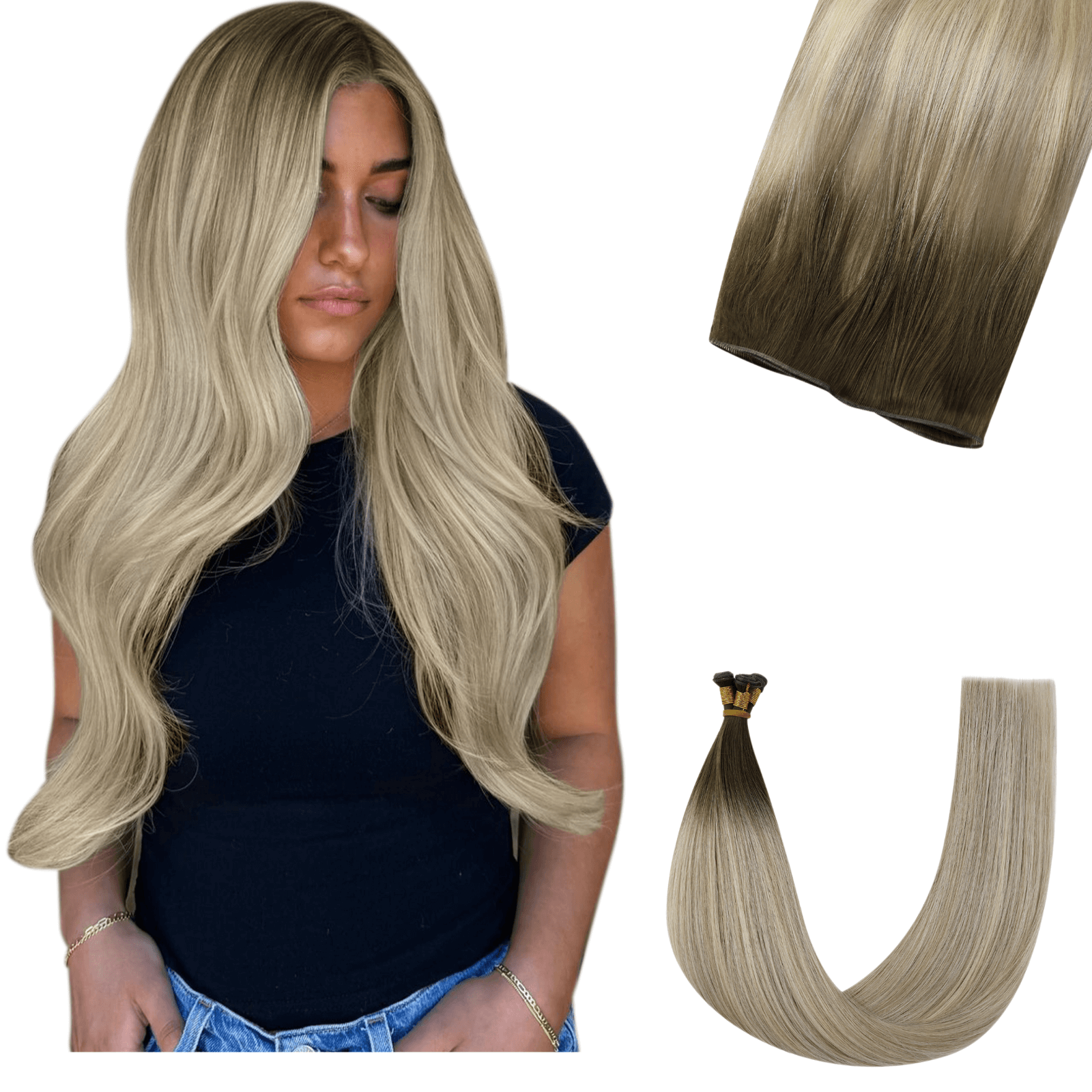 virgin genius weft hair extensions high quality