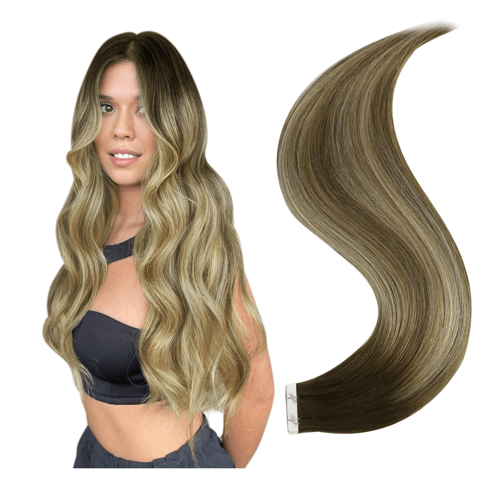 Youngsee virgin tape in hair extensions