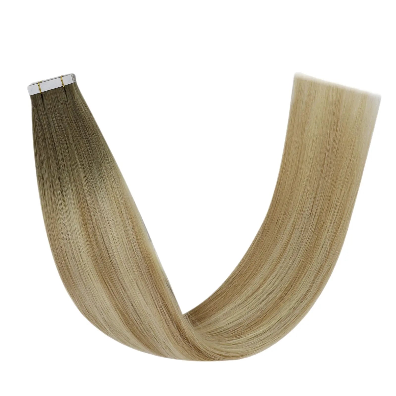 100% virgin human hair tape in hair extensions