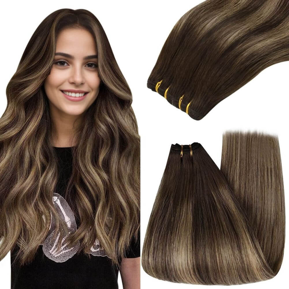 Remy Hair Weft Extensions Human Hair 