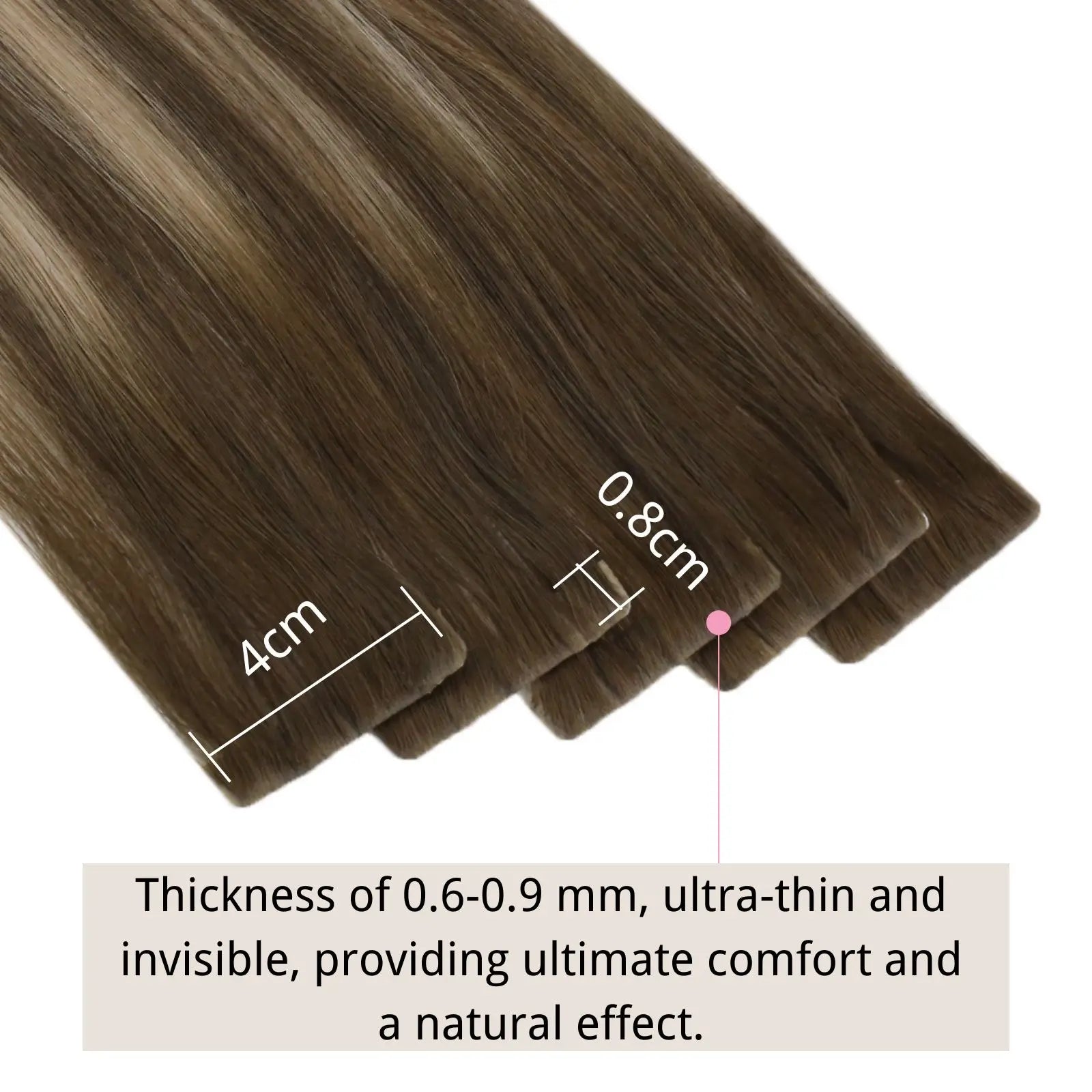 seamless tape hair extensions utran-thin tae ins