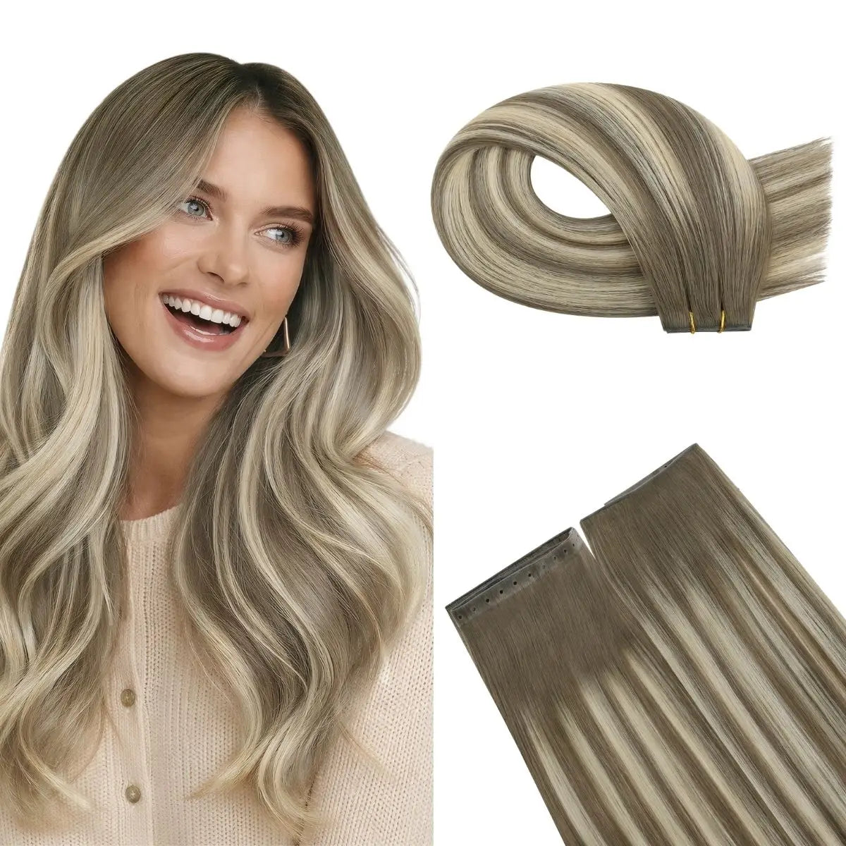 butterfly weft hair,butterfly hair extensions,pu hole weft hair
