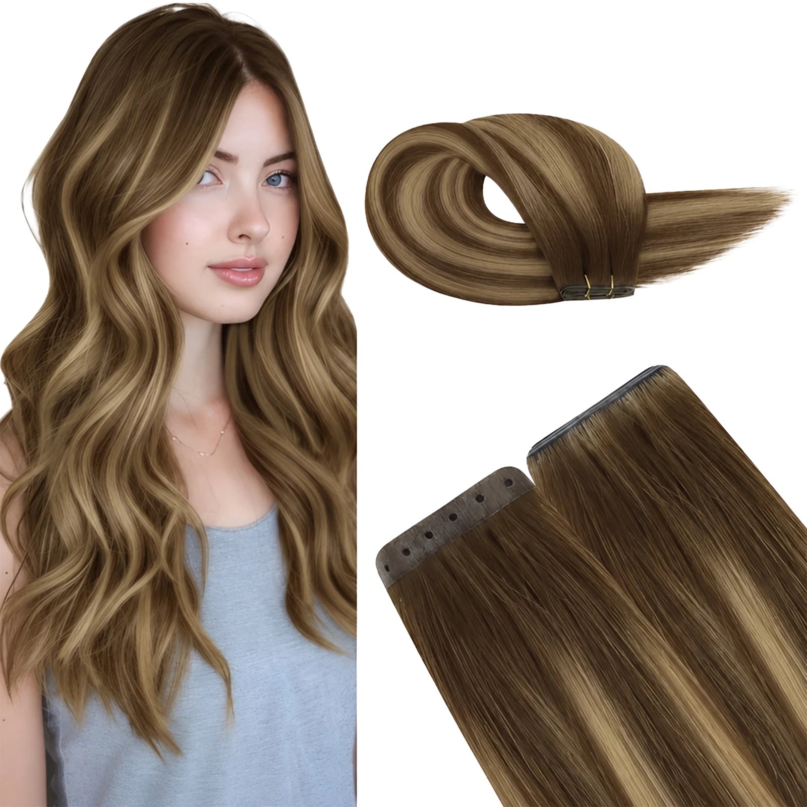 butterfly weft hair extensions,butterfly hair extensions,weft hair,beaded hair extensions,balayage hair extensions,youngsee hair