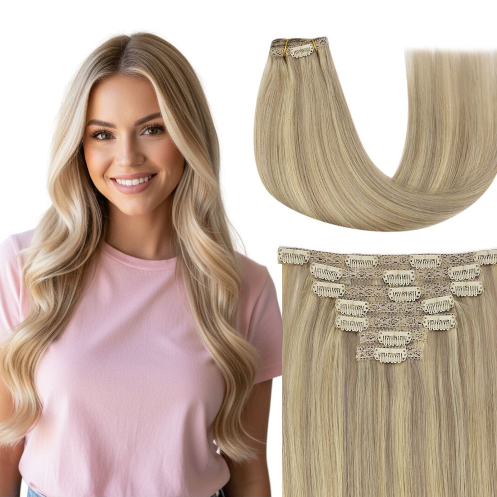 Real Hair Clip in Extensions