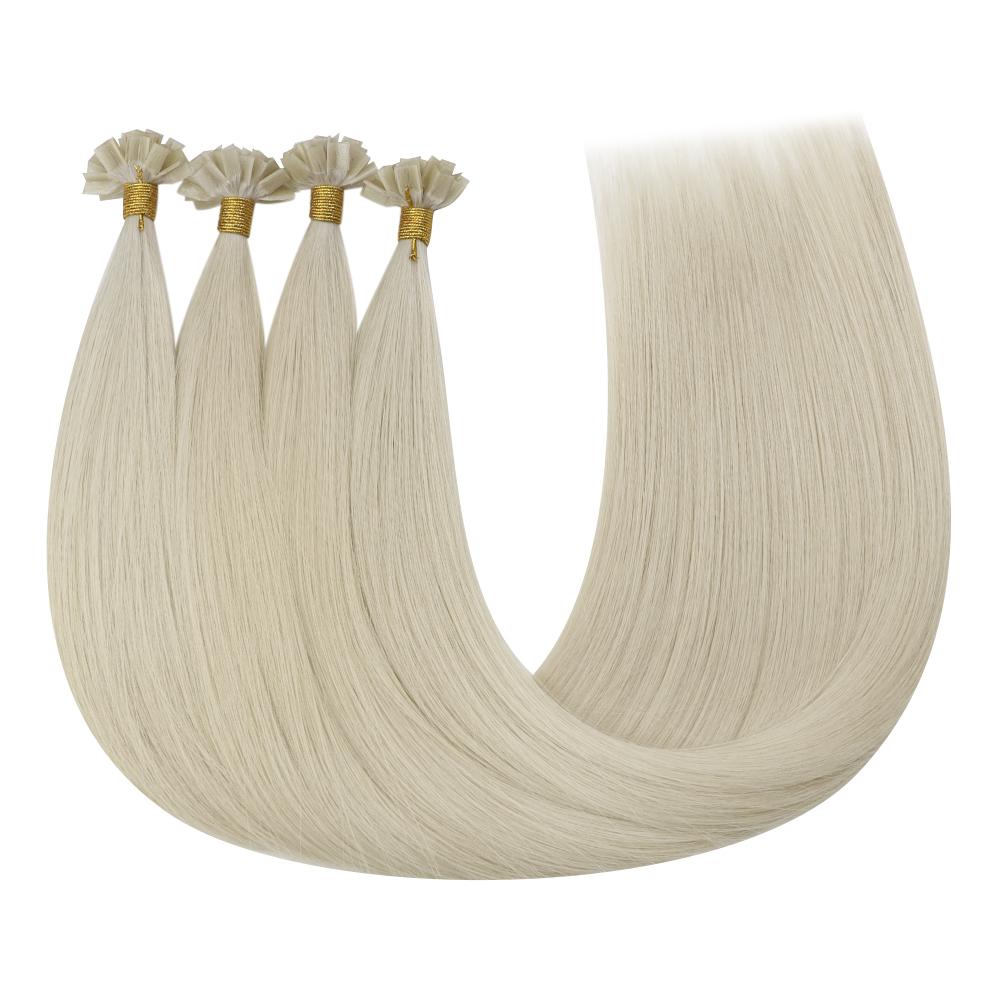whitest blond hair extensions