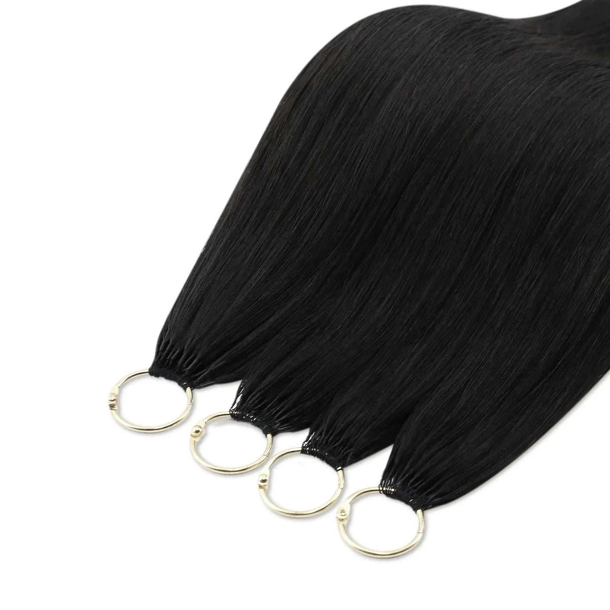 [Pre Sale] Virgin Hair  Feather Hair Extensions | Invisible & Glue-Free Dark Brown #2