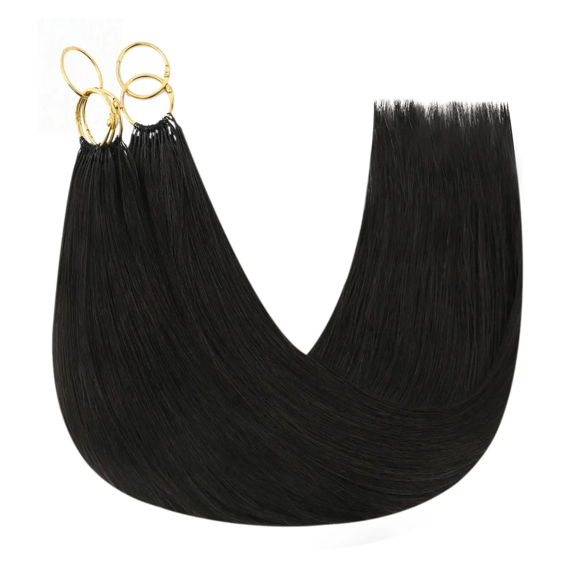 [Pre Sale] Virgin Hair  Feather Hair Extensions | Invisible & Glue-Free Dark Brown #2