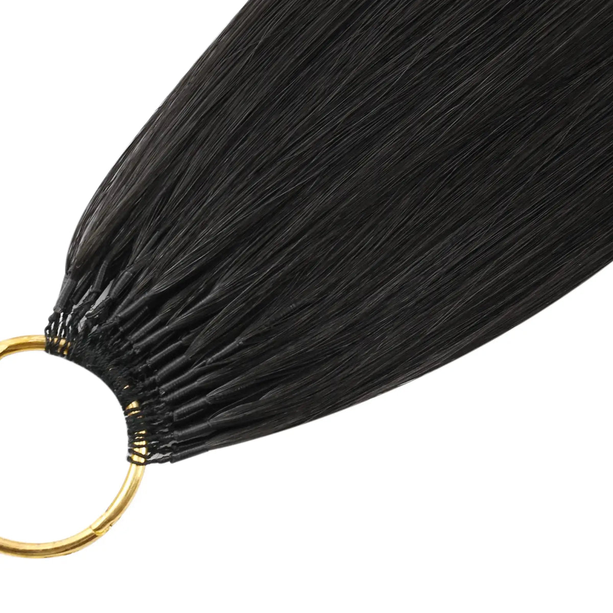 [Pre Sale] Virgin Hair  Feather Hair Extensions | Invisible & Glue-Free Dark Brown #2