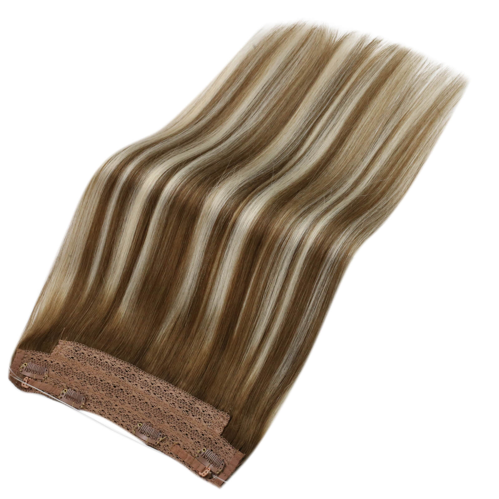 deep wave hair extensions balayage color
