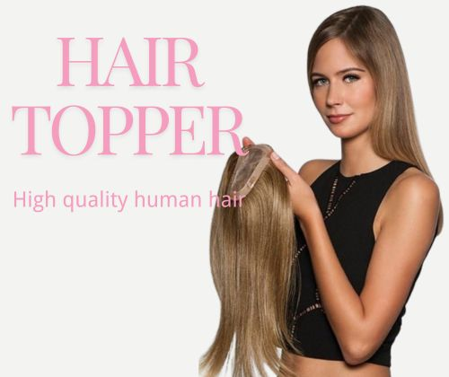 human hair topper