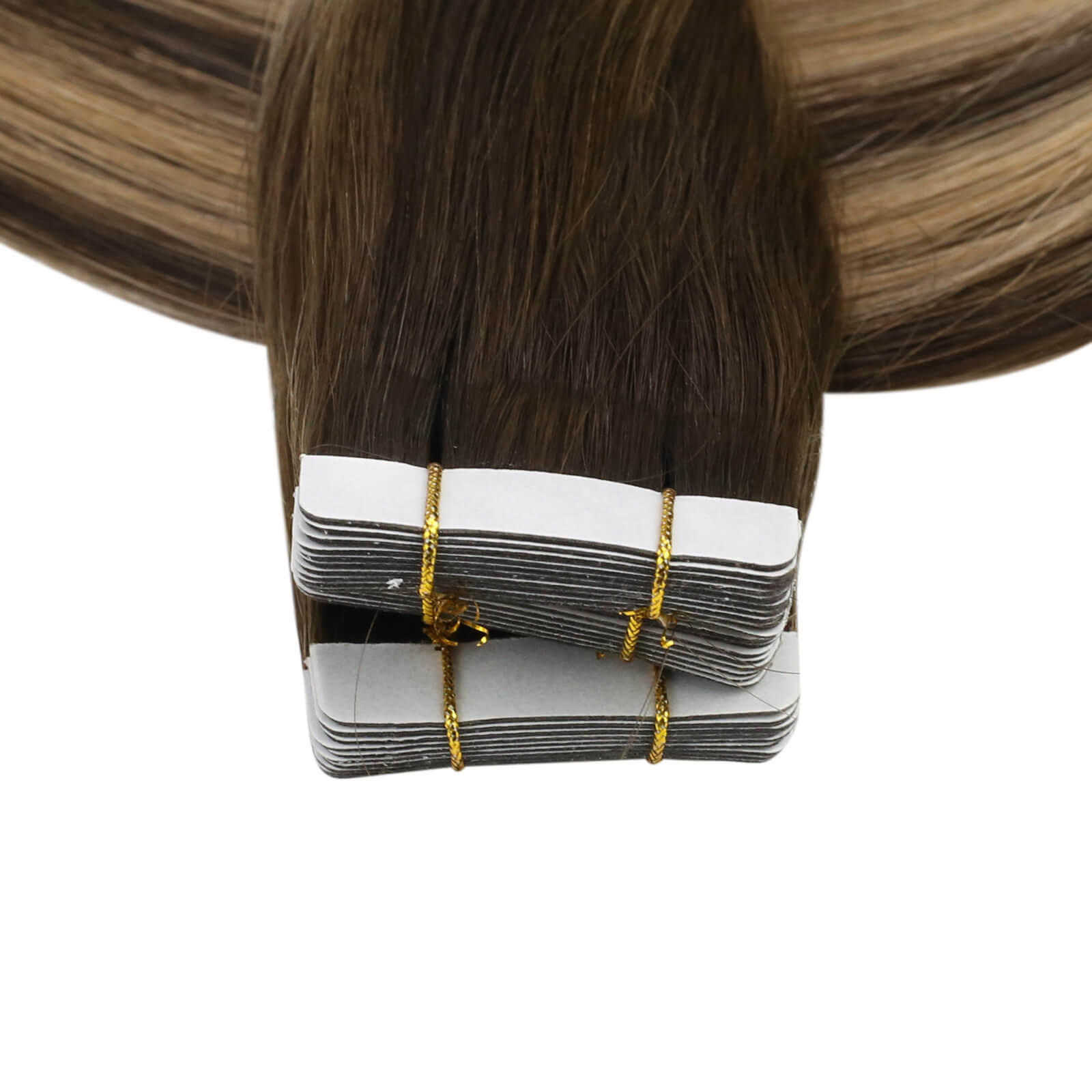 Tape in Hair Extensions Balayage Dark Brown