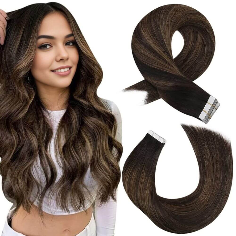 high quality virgin tape in hair