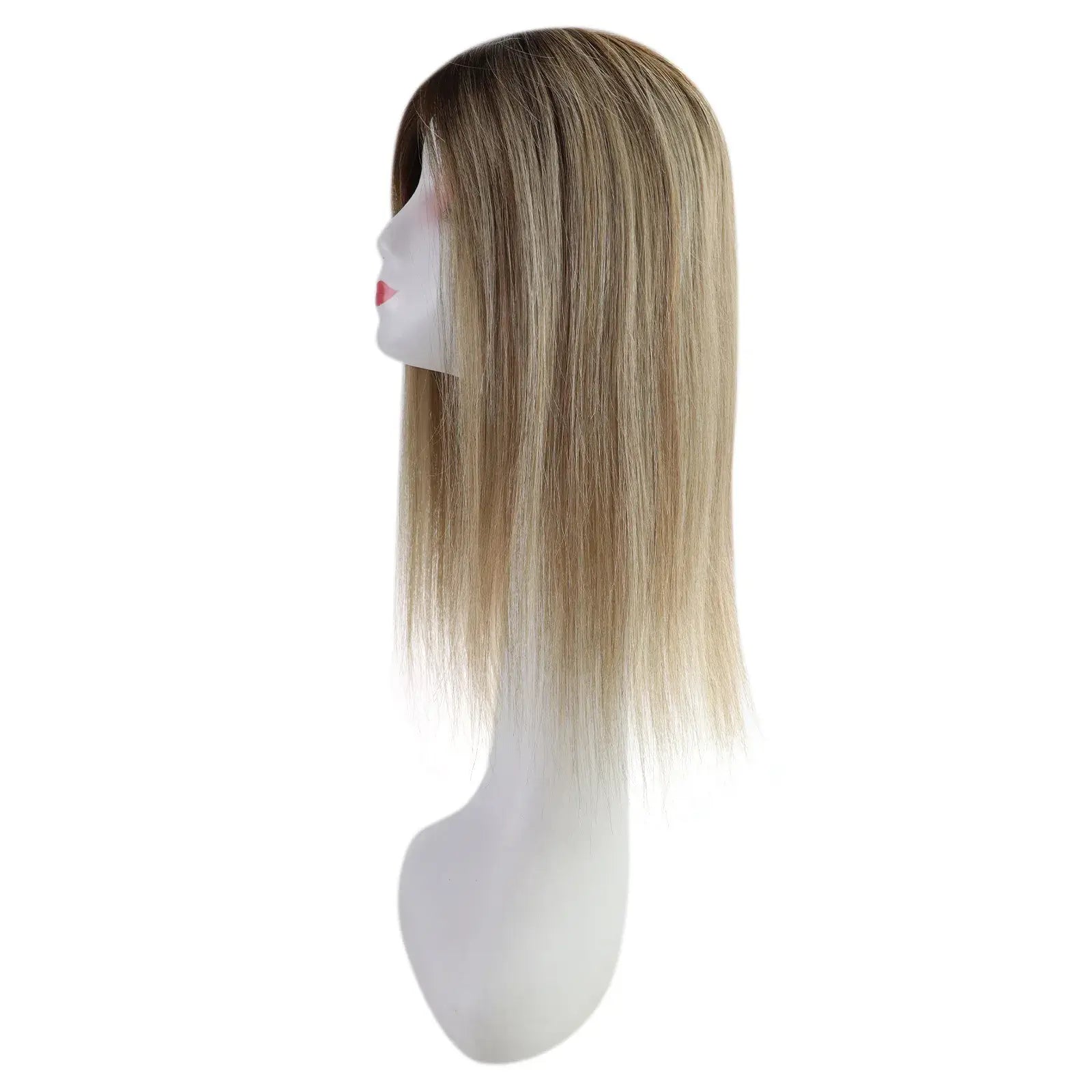 human_hair_topper_balayage_blonde_for_women